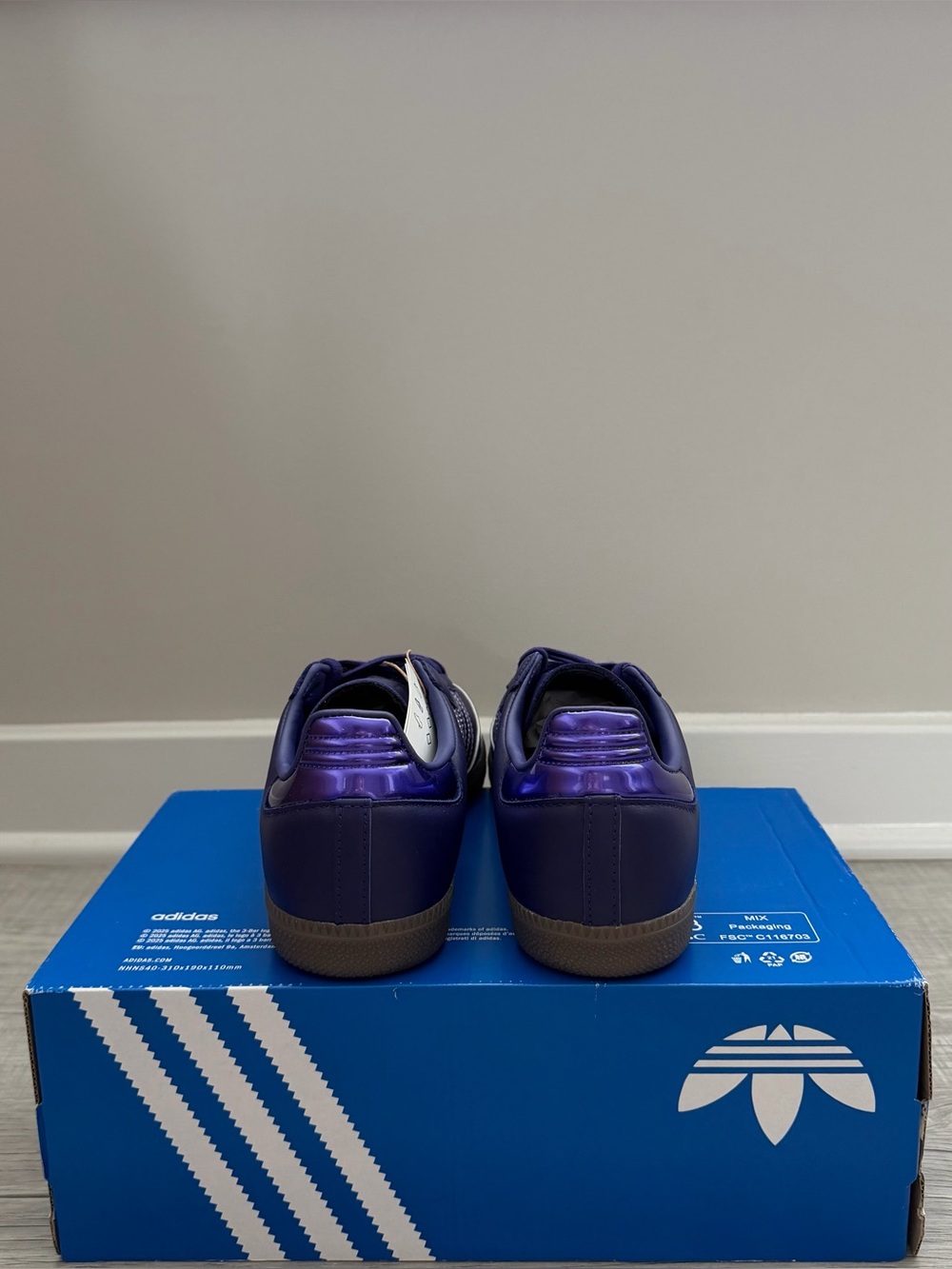 Adidas Samba Og Women’s “Collegiate Purple/Purple Rush/Gold Metallic” KI6790 - Picture 4 of 5